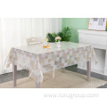 pvc printed plastic lace table cloth table cover